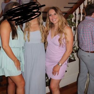 Pink/Purple Dee Elly Rouched Dress